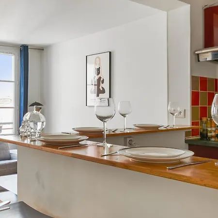 Appartement Garnet - Welkeys Parijs Buitenkant foto
